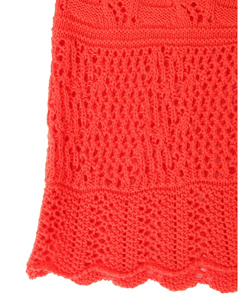 w closet（ダブルクローゼット）の「透かしニットビスチェ（その他・レディース・オフホワイト/ミント/レッド・FREE）」の9枚目の写真