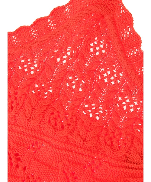 w closet（ダブルクローゼット）の「透かしニットビスチェ（その他・レディース・オフホワイト/ミント/レッド・FREE）」の10枚目の写真