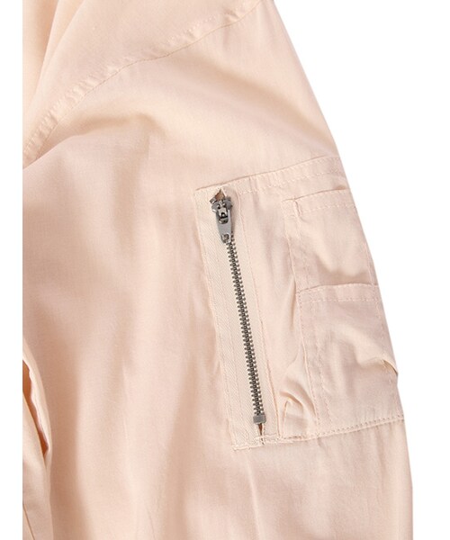 w closet（ダブルクローゼット）の「MA-1ブルゾン（ジャケット/アウター・レディース・ピンクベージュ/カーキ/ブラック・FREE）」の8枚目の写真