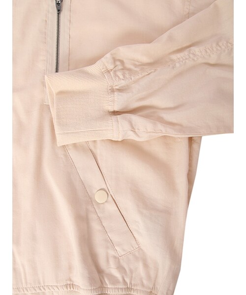 w closet（ダブルクローゼット）の「MA-1ブルゾン（ジャケット/アウター・レディース・ピンクベージュ/カーキ/ブラック・FREE）」の9枚目の写真
