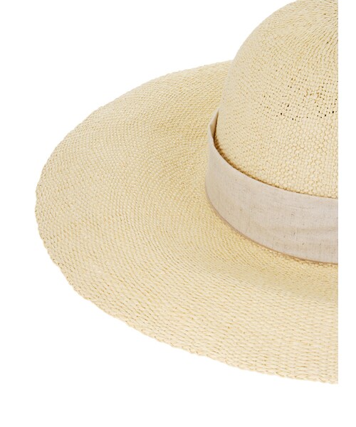 MERCURYDUO（マーキュリーデュオ）の「【GDS】 リネンリボンツバ広HAT（帽子・レディース・ベージュ・F）」の8枚目の写真