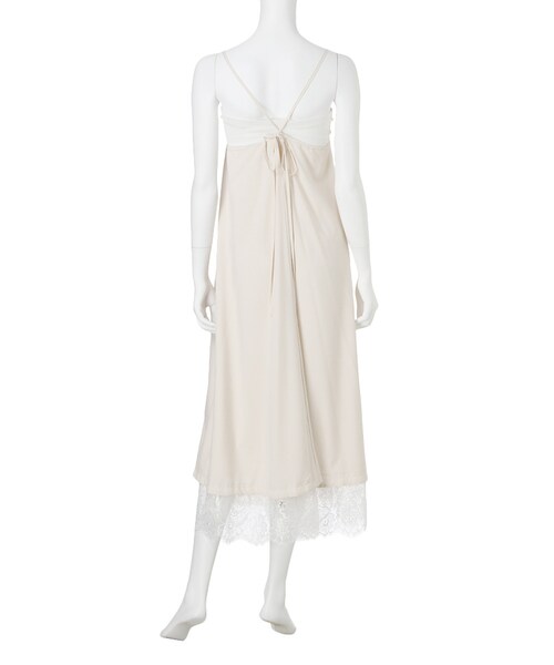 MERCURYDUO（マーキュリーデュオ）の「【DUO】 サテンキャミソールミディワンピース（ワンピース/ドレス・レディース・ネイビー/ベージュ/カーキ・F）」の11枚目の写真