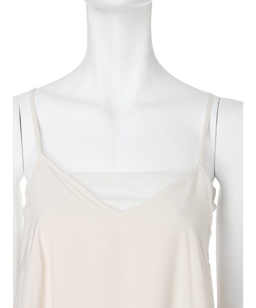 MERCURYDUO（マーキュリーデュオ）の「【DUO】 サテンキャミソールミディワンピース（ワンピース/ドレス・レディース・ネイビー/ベージュ/カーキ・F）」の12枚目の写真