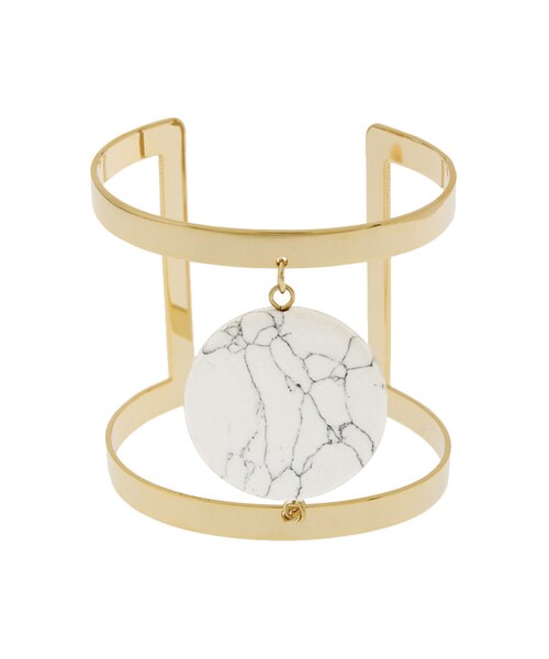 MURUA（ムルーア）の「【LIFE】ストーンバングル（アクセサリー・レディース・ホワイト/ブラック・F）」の7枚目の写真