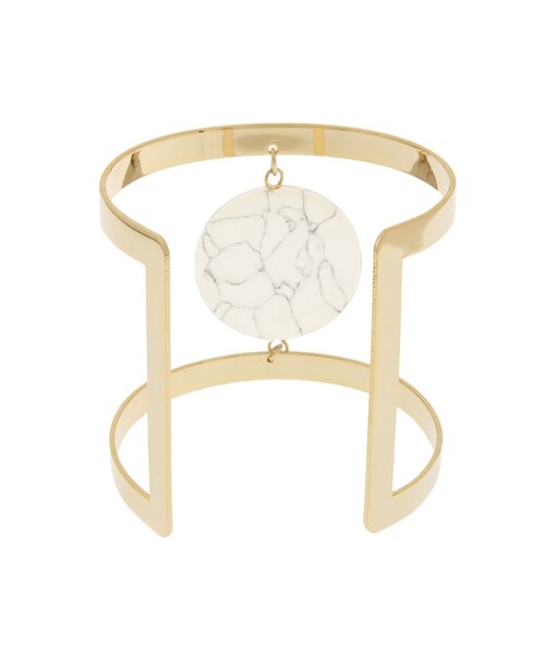 MURUA（ムルーア）の「【LIFE】ストーンバングル（アクセサリー・レディース・ホワイト/ブラック・F）」の5枚目の写真