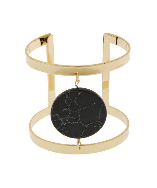 MURUA（ムルーア）の「【LIFE】ストーンバングル（アクセサリー・レディース・ホワイト/ブラック・F）」の2枚目の写真