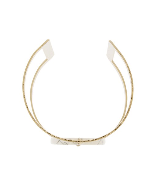 MURUA（ムルーア）の「【LIFE】ストーンバングル（アクセサリー・レディース・ホワイト/ブラック・F）」の6枚目の写真