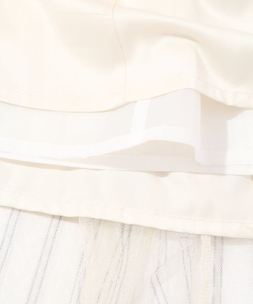 repipi armario（レピピ アルマリオ）の「ストライプ柄＊チュールスカート（スカート・ホワイトストライプ/ネイビーストライプ・XS(140~150cm)/S(150~160cm)/M(160cm~)）」の10枚目の写真