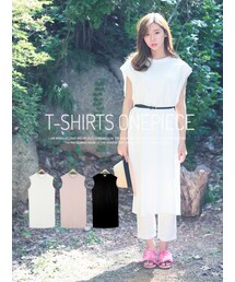 KORMARCH | ゆったりサイズのTシャツワンピ(Tシャツ/カットソー)