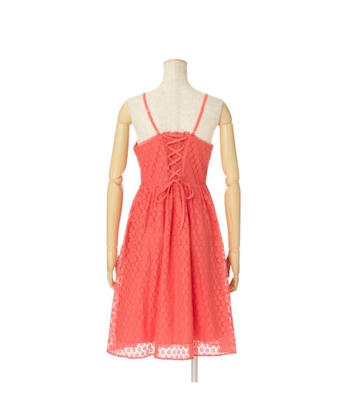 an another angelus(アンアナザーアンジェラス)の「バックレースアップ総レースキャミワンピース/an another angelus(ワンピース・レディース・その他)」の4枚目の写真