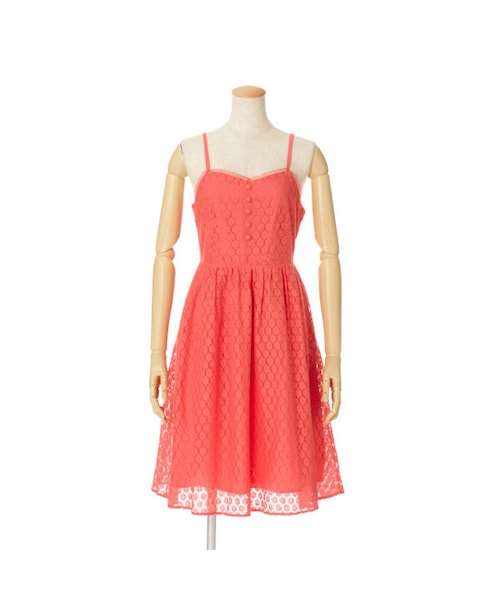 an another angelus(アンアナザーアンジェラス)の「バックレースアップ総レースキャミワンピース/an another angelus(ワンピース・レディース・その他)」の1枚目の写真