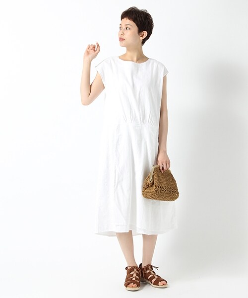 studio CLIP(スタディオクリップ)の「レースアップウェッジソールサンダル(シューズ・ライトグレー/キャメル・M/L)」の5枚目の写真