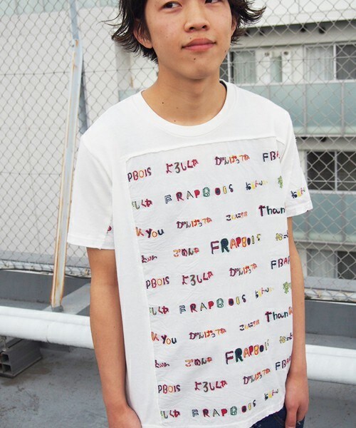 FRAPBOIS（フラボア）の「HARUHARUT（Tシャツ/カットソー・メンズ・ホワイト・2/3）」の2枚目の写真