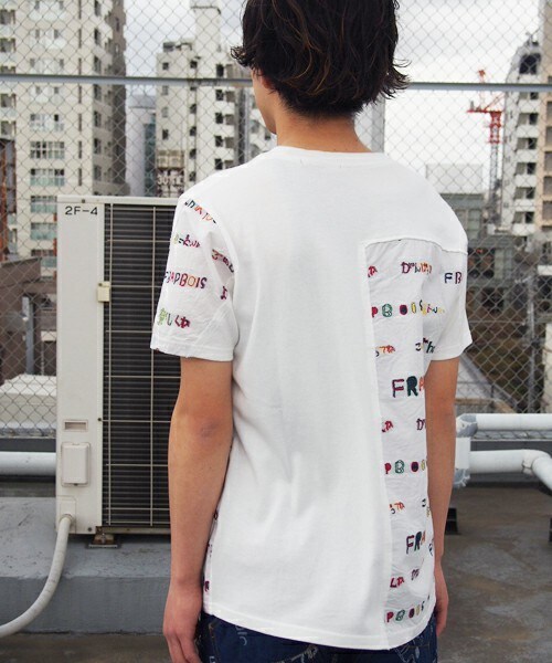 FRAPBOIS（フラボア）の「HARUHARUT（Tシャツ/カットソー・メンズ・ホワイト・2/3）」の4枚目の写真