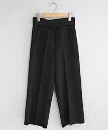 DHOLIC | ベルトSETストレートワイドパンツ(その他パンツ)