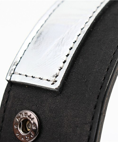 PATRICK STEPHAN（パトリックステファン）の「PATRICK STEPHAN 『escargot』レザーブレス（ブレスレット・メンズ・ブラック/シルバー・FREE）」の9枚目の写真