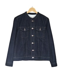bukht | 【 bukht 】 12.5OZ BAND COLLAR DENIM JACKET 16SS(デニムジャケット)