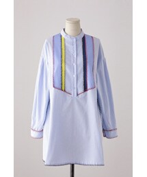 imvely | ストライプシャツワンピース(ワンピース)