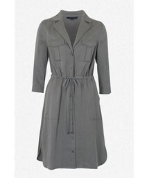 French Connection   | ウエストタイ シャツワンピース(シャツワンピース)