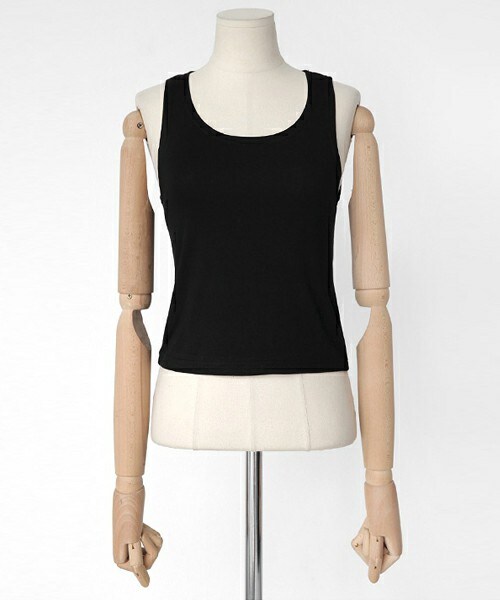 DHOLIC(ディーホリック)の「3COLORSクロップドスリーブレス(タンクトップ・レディース・ブラック/ホワイト/グレー・FREE)」の1枚目の写真