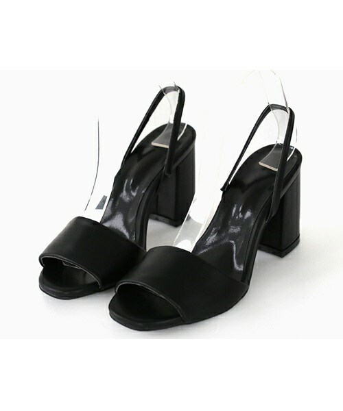 DHOLIC（ディーホリック）の「バックストラップミドルヒールサンダル（サンダル・レディース・ドット/ブラック/シルバー/ホワイト/ベージュ・225/230/235/240/245）」の3枚目の写真