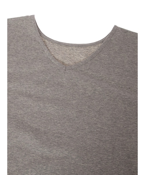 w closet（ダブルクローゼット）の「スカラップ2wayTシャツ（トップス・レディース・オフホワイト/グレー/Dオレンジ/ブラック・FREE）」の8枚目の写真