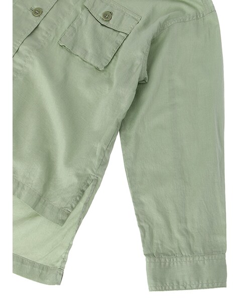 w closet（ダブルクローゼット）の「スリット入りミリタリーシャツ（トップス・レディース・Lカーキ/ベージュ・FREE）」の7枚目の写真