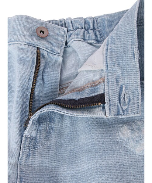 w closet(ダブルクローゼット)の「ダメージデニムパンツ(パンツ・レディース・サックス/ブルー・FREE)」の8枚目の写真