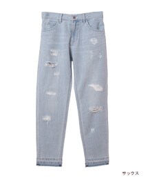 w closet | ダメージデニムパンツ(パンツ)