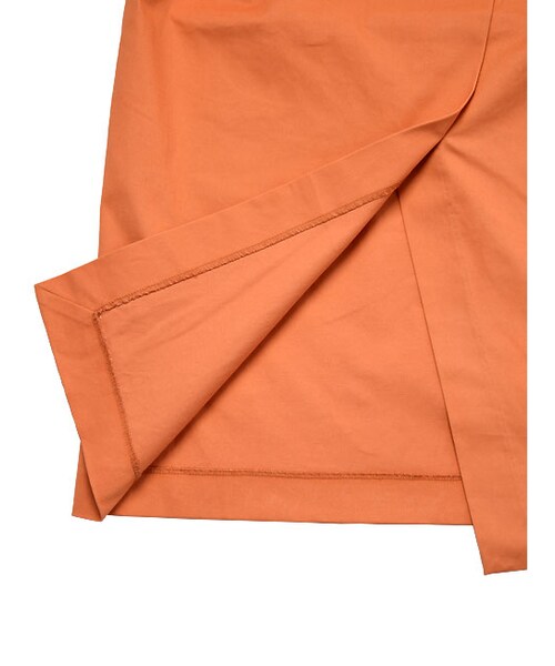 w closet（ダブルクローゼット）の「リボン付きラップ風スカート（スカート・レディース・Dベージュ/オレンジ/カーキ・FREE）」の10枚目の写真