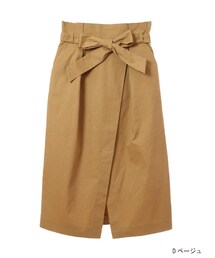 w closet | リボン付きラップ風スカート(スカート)