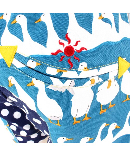 BOOFOOWOO（ブーフーウー）の「キッズサイズハーフパンツ（アヒル柄）（その他・キッズ・ブルー・XS/S/M/L）」の9枚目の写真