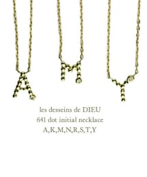 les desseins de DIEU | レ デッサン ドゥ デュー 641 ドット イニシャル ネックレス(ネックレス)