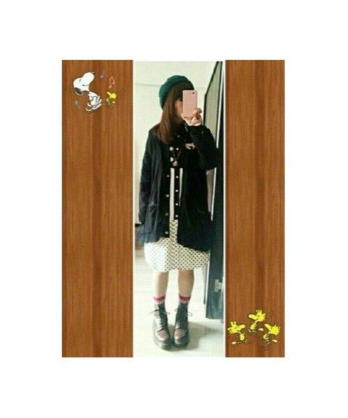 NIRAME.CO(ニラメッコ)の「五月雨ワンピ モノトーン(チュニック・レディース・その他)」の5枚目の写真