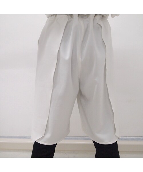 NICK NEEDLES(ニックニードルズ)の「NICK NEEDLES OVER LAP SHORTS WHITE(カーディガン/ボレロ・その他)」の10枚目の写真