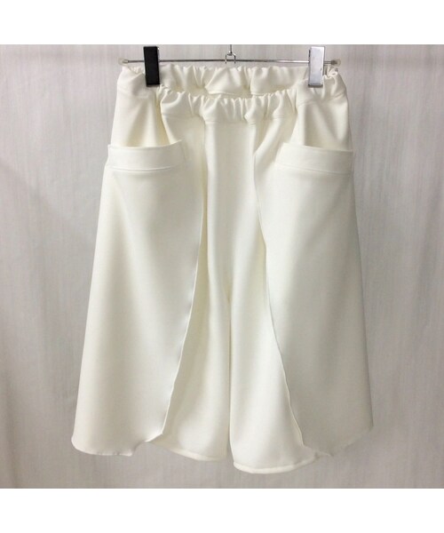 NICK NEEDLES(ニックニードルズ)の「NICK NEEDLES OVER LAP SHORTS WHITE(カーディガン/ボレロ・その他)」の2枚目の写真