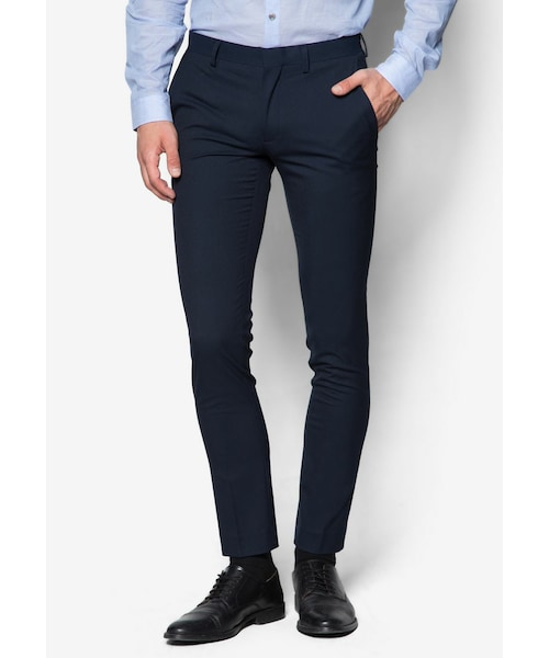 Navy Trousers Topman Ultra Skinny Trousers TOPMAN（トップマン）の