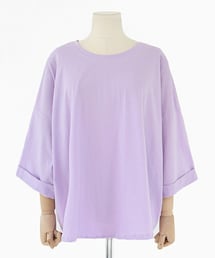 DHOLIC | ロールアップスリーブTシャツ(Tシャツ/カットソー)