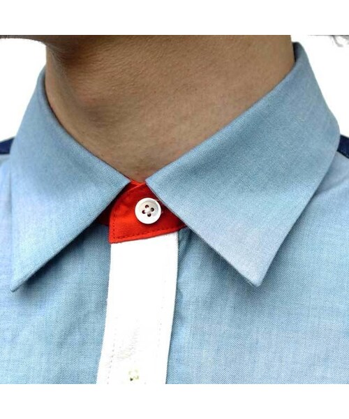 NIRAME.CO(ニラメッコ)の「ラブレターしゃつ シャンブレ―素材(シャツ/ブラウス・メンズ・その他)」の5枚目の写真