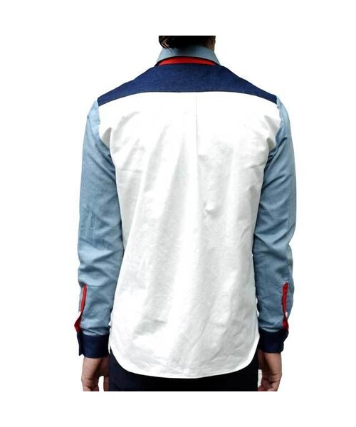 NIRAME.CO(ニラメッコ)の「ラブレターしゃつ シャンブレ―素材(シャツ/ブラウス・メンズ・その他)」の3枚目の写真