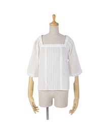 F i.n.t | ピンタックレース使いオフショルブラウス/F&A(シャツ/ブラウス)