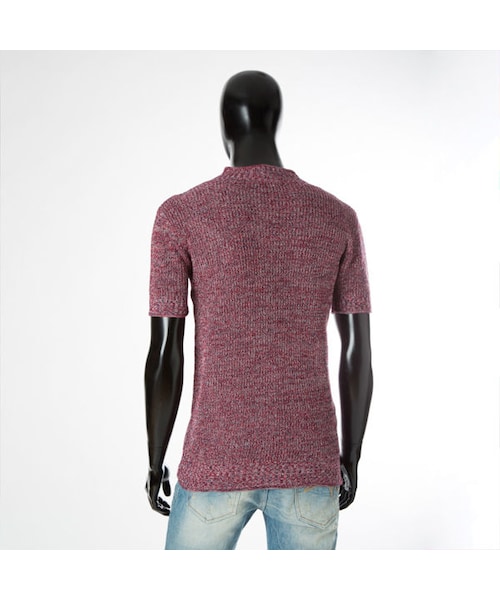 CALL&RESPONSE（コールアンドレスポンス）の「コットンリネンV半袖ニット　/ 161-1488-01（ニット/セーター・メンズ・その他）」の4枚目の写真