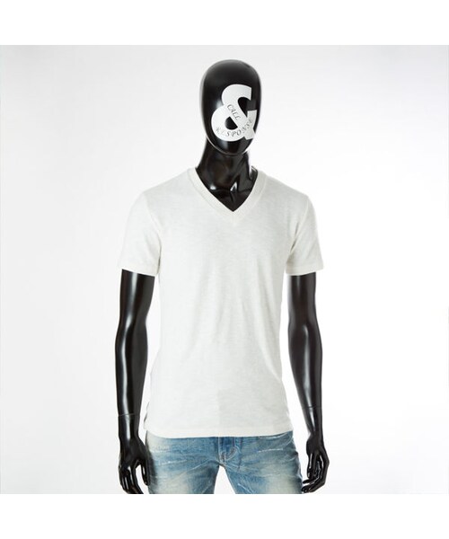 CALL&RESPONSE(コールアンドレスポンス)の「メランジVネック半袖TEE / 161-1324-09(Tシャツ/カットソー・メンズ・その他)」の5枚目の写真