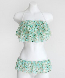 DHOLIC | 2WAYフローラルフリルレースビキニ(水着)