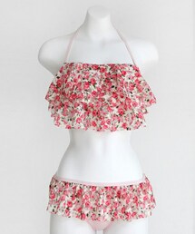 DHOLIC | 2WAYフローラルフリルレースビキニ(水着)