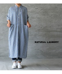 NATURAL LAUNDRY | Natural Laundry コットンリネンボックスシャツワンピース(ワンピース)