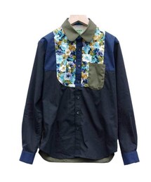 NIRAME.CO | ヨダレかけシャツ　花柄(シャツ/ブラウス)