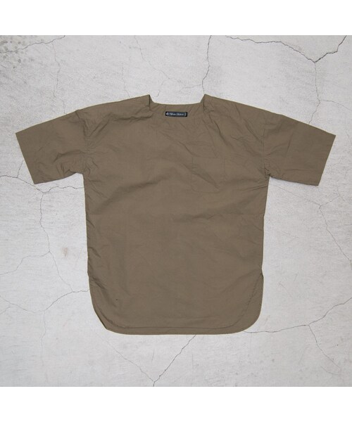 Audience（オーディエンス）の「タイプライターボートネックプルオーバーS/Sポケットシャツ（シャツ/ブラウス・メンズ・White/Dk Navy/Khaki・M/L）」の2枚目の写真