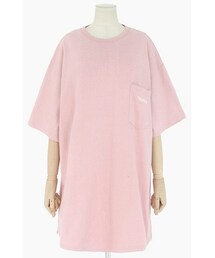 DHOLIC | ユニークレタリング刺繍ビックTシャツ(Tシャツ/カットソー)