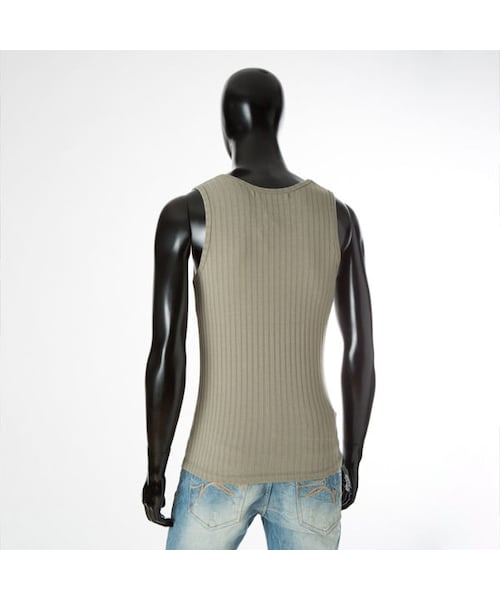 CALL&RESPONSE（コールアンドレスポンス）の「【優れた速乾性】リブタンクトップ  /  ＣＡＬＬ＆ＲＥＳＰＯＮＳＥ　/ 161-1337-01（タンクトップ・メンズ・その他）」の2枚目の写真